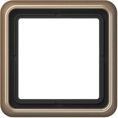 Jung 1fach Rahmen Abdeckung Bronze CD581GB 1 St.
