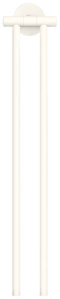 tesa MOON WHITE Handtuchhalter 2 Handtuchstangen Klebstoff Metall