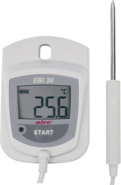 ebro 1601-0010-Z EBI 20-TF Temperatur-Datenlogger Messgröße Temperatur 0 bis 100 °C