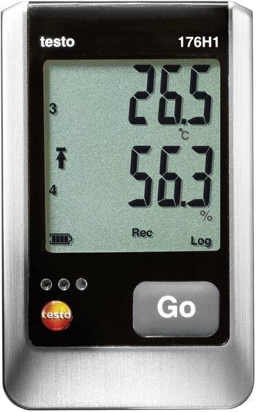 testo 0572 1765 176 H1 Multi-Datenlogger Messgröße Temperatur, Luftfeuchtigkeit -40 bis 70 °C 0 bis 100 % rF