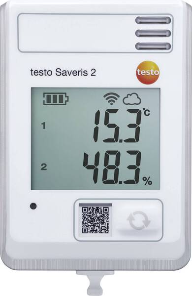 testo 0572 2034 Saveris 2-H1 Multi-Datenlogger Messgröße Temperatur, Luftfeuchtigkeit -30 bis 50 °C 0 bis 100 % rF