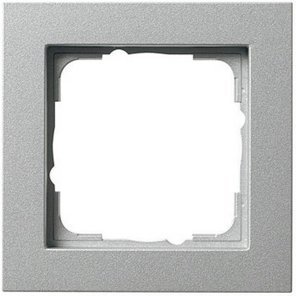 GIRA 1fach Rahmen E2, Standard 55, System 55 Aluminium 0211 25 1 St.