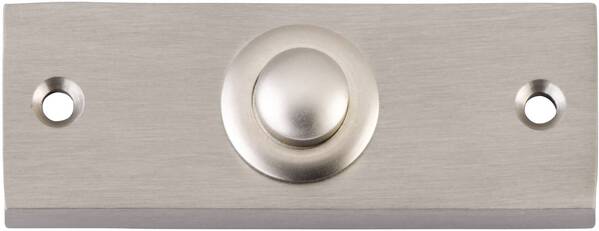 Heidemann 70402 Klingeltaster 1fach Nickel 24 V/1 A