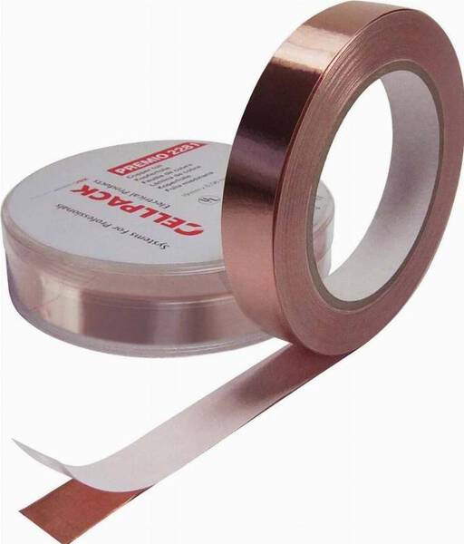 CellPack 223577 Kupferklebeband Premio 2281 Kupfer (L x B) 33 m x 12 mm 1 St.