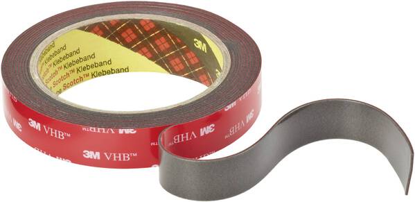 3M VHB™ 4611F 4611193 Doppelseitiges Klebeband VHB™ 4611F Dunkelgrau (L x B) 3 m x 19 mm 1 St.