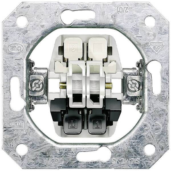 Siemens Schalterprogramm Einsatz Jalousie-Schalter Delta 5TA2154 1 St.