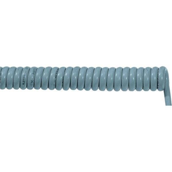 LAPP 70002647 Spiralkabel ÖLFLEX® SPIRAL 400 P 1000 mm / 3000 mm 2 x 1 mm² Grau 1 St.
