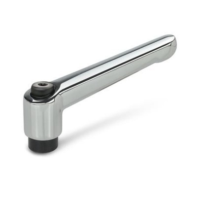Ganter Norm® - 300-30-M5-CR Verstellbare Klemmhebel, Zink-Druckguss, Buchse Stahl brüniert