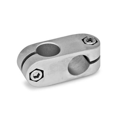 Ganter Norm® - 131-B15-B15-2-BL Kreuz-Klemmverbinder, Aluminium