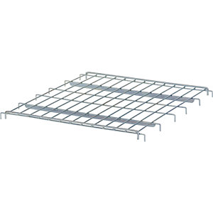 Etagenboden, aus Drahtgitter, für Rollbehälter 720 x 810 mm.