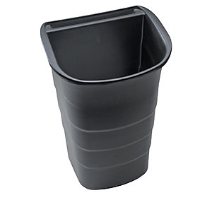 Abfallsammler, schwarz, VE 2 Stk, 27 l.
