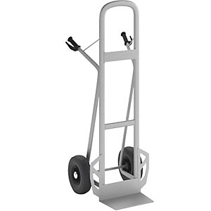 Profi-Sackkarre NST300, Stahl, pulverbeschichtet, Polyurethan-Reifen 260 x 85 mm.