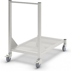 Reinraum-Transportwagen, aus Edelstahl, 1 Etage, Länge 1000 mm.