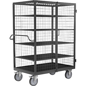 Sicherheitswagen, Ausführung Gitter, Tragfähigkeit 500 kg.