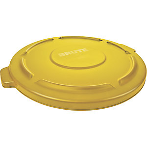 Deckel BRUTE® mit Schnappverschluss, für 121-l-Container, gelb.