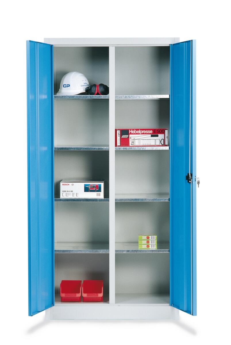 C+P Universalschrank ERGO mit verzinkten Fachböden, Breite 1200 mm