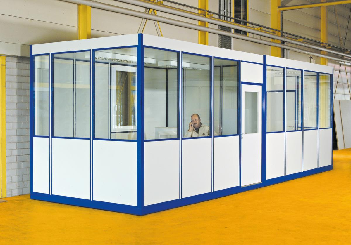 MDS Raumsysteme Standardboden für Hallenbüro, Breite x Tiefe 2100 x 3100 mm