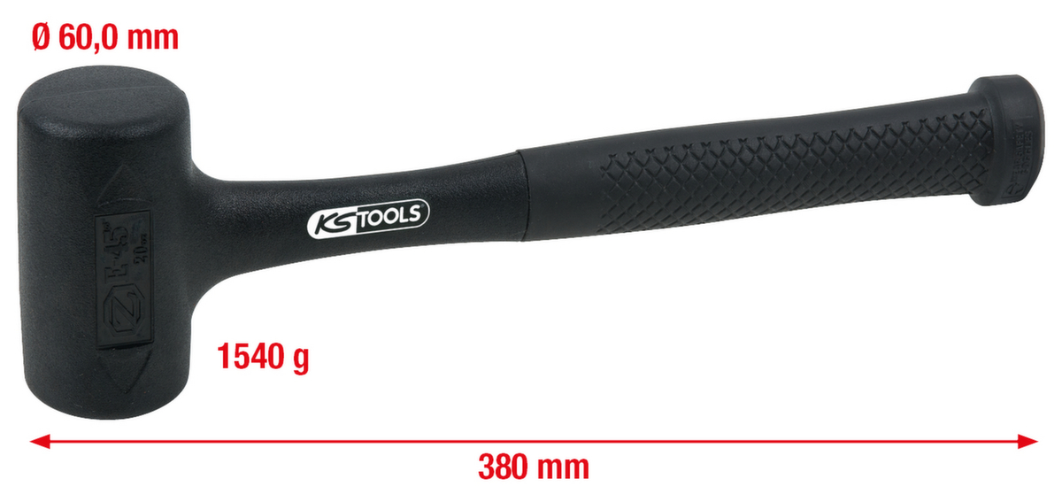 KS Tools Rückschlagfreier Schonhammer